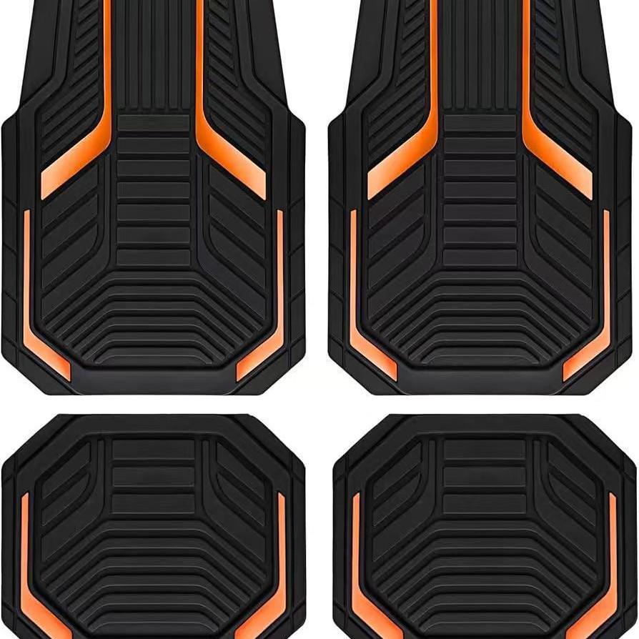 Crystal Velvet Non-Slip Car Floor Mats - Dirt & Wear-Resistant, Easy To Clean.