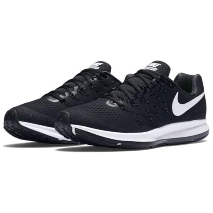 Nike Air Zoom Pegasus 33 Anthracite Women Sneakers Black White-Anthracite-Cool-Grey 831356-001