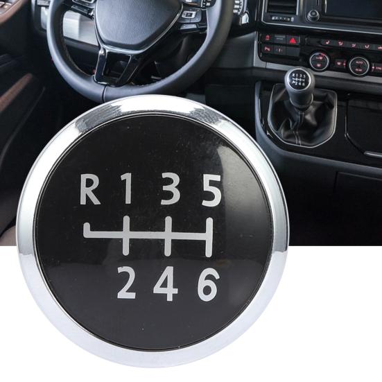Gear Shift Knob Cover 6 Speed Professional ABS Protective Gear Knob Cap Badge for Transporter T5/T6