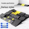 Rubber-Plastic Car Curb Ramp Threshold Pad