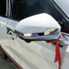 For Changan CS35 Plus 2024    Rearview Mirror Sticker Trim Deco Protector Stainless Steel Accessories