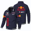 Jaqueta Masculina com Gola Alta e Zíper com Logo de Carro - Estilo Baseball Esportivo Casual para Primavera e Outono
