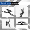 Motorcycle License Plate Bracket,Adjustable Butterfly Motorcycle License Plates Holder for Licenses Plate Tail Light Fixing,Universal Motorcycles