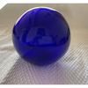 Used [Good Condition/rare] Purchased In Denmark Glass Floating Ball Cobalt Blue Object