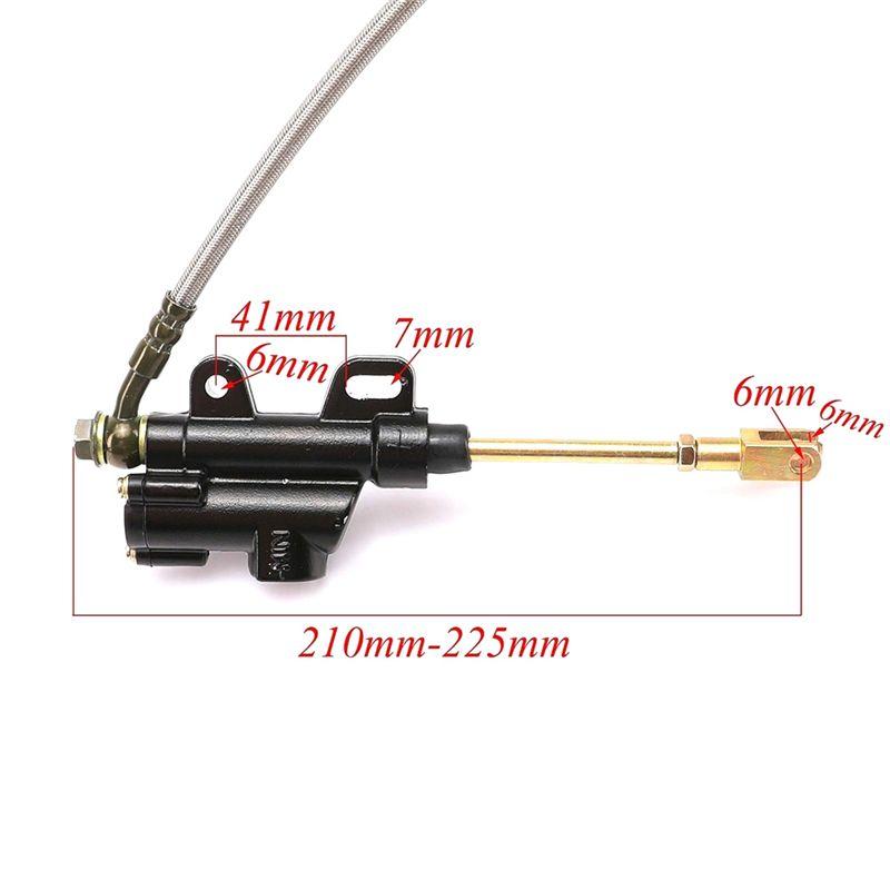 NEW-15Mm Motorcycle Rear Disc Brake Assembly Caliper Cylinder For 125Cc 140Cc Scooter Dirt Pit Bike ATV Gokart Replacement