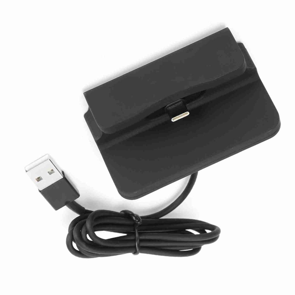 Type C Mobile Phone Charging Base Stand Charger for Samsung Huawei P9 P20pro Mate10(Black )