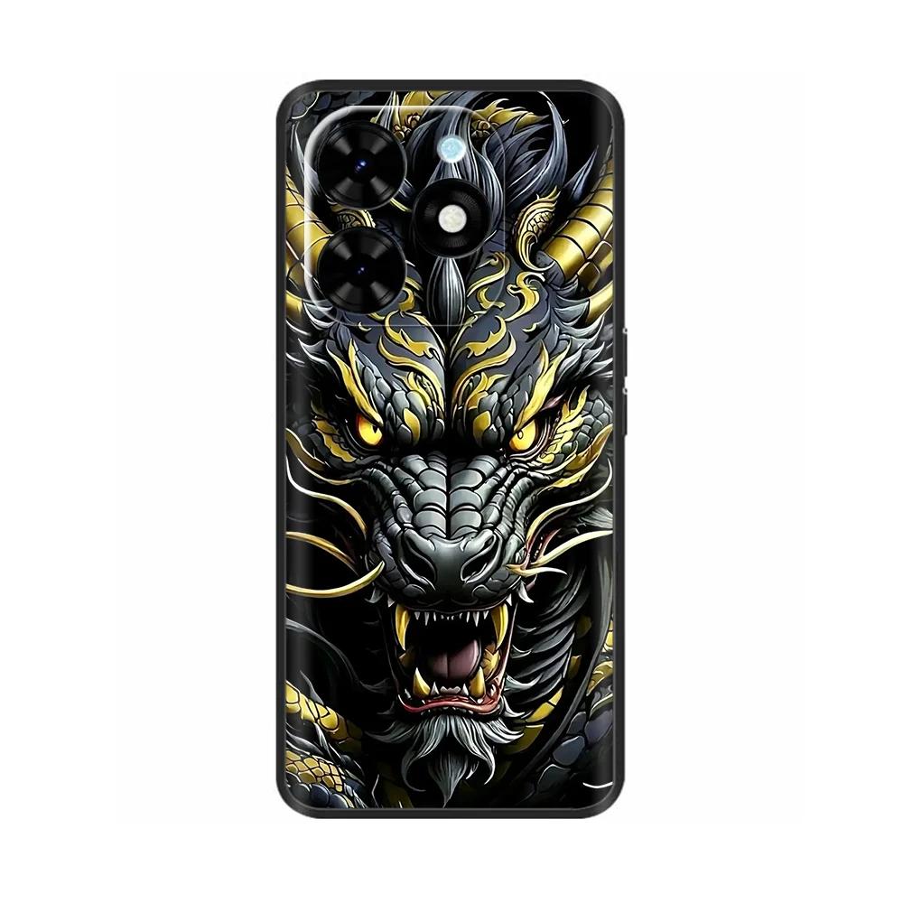 Spark Go 2024 Case For Tecno Spark Go 2024 Phone Case Cute Panda Back Cover For Techno Spark Go 2024 Protection Coque Fundas