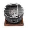 Japanese   Grill   Portable Japanese BBQ Grill Round Food Charcoal Stove Household Barbecue Tool