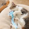 Plush Toy with Catnip Mouse Cat Catnip Long Tail Rat Chew Toy Durable Stuffed for Indoor Kittens Biting Hunting Instinct Stimulation Pet Kitten