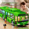 Jumbo Inertial School Bus Toy with Lights and Music - Early Educational Vehicle for Kids
