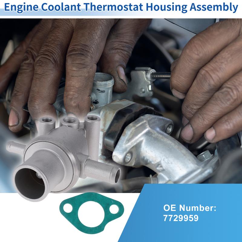 X Autohaux Engine Coolant Thermostat Housing Assembly No.7729959 for FIAT CINQUECENTO