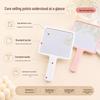 Customizable Single-Sided Handheld Makeup Mirror with Handle