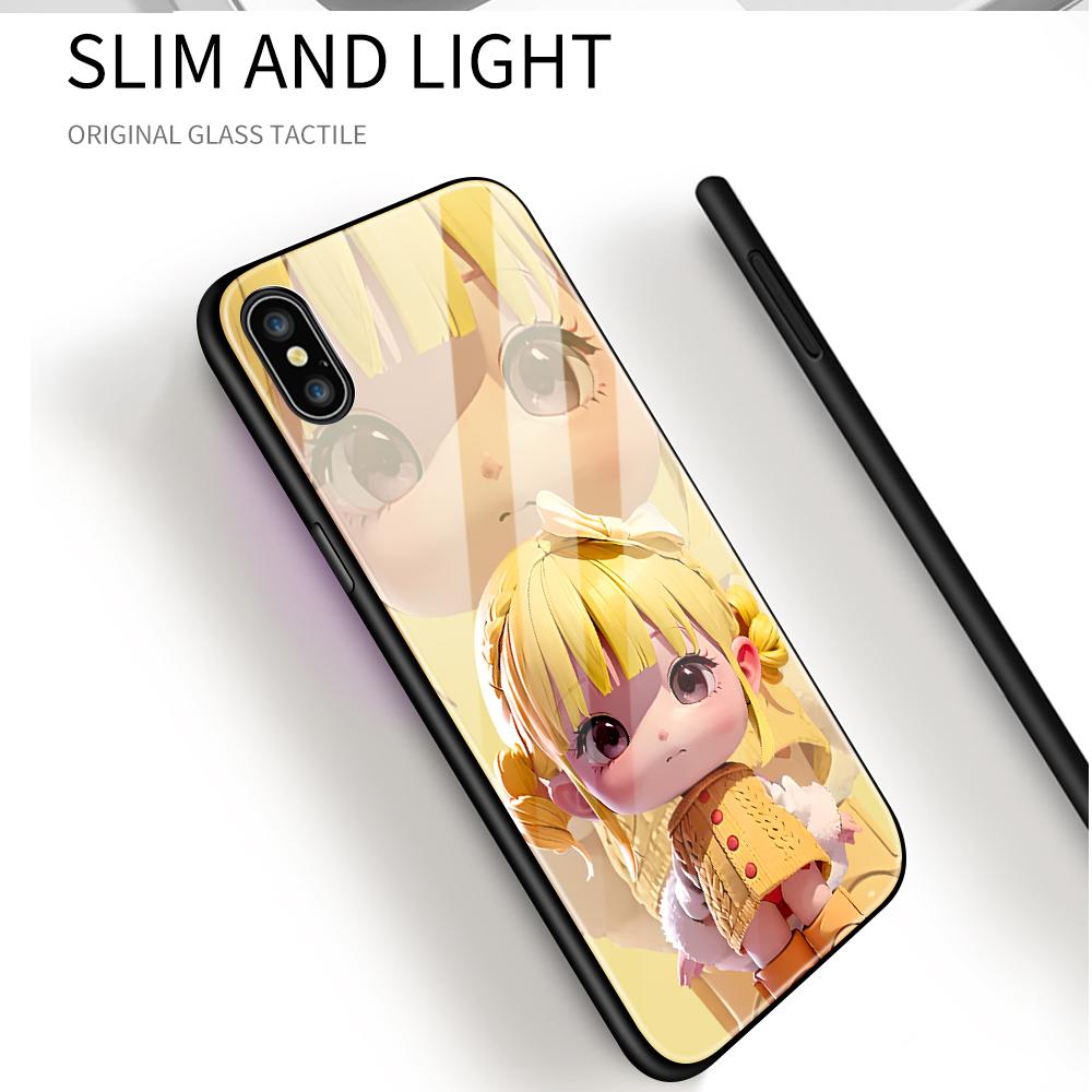 Tempered Glass Phone Case For OPPO Reno13 Reno14 Realme 11 12Pro 14 GTNeo6 C21Y C53 C75 OnePlus Nord2 NordCE3Lite Soft Edge Shockproof Smooth Shell