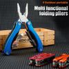 Camping Gear Outdoor Survival Stainless Steel 9 In 1 Portable Multi Tool Plier Camping Accessories Portable