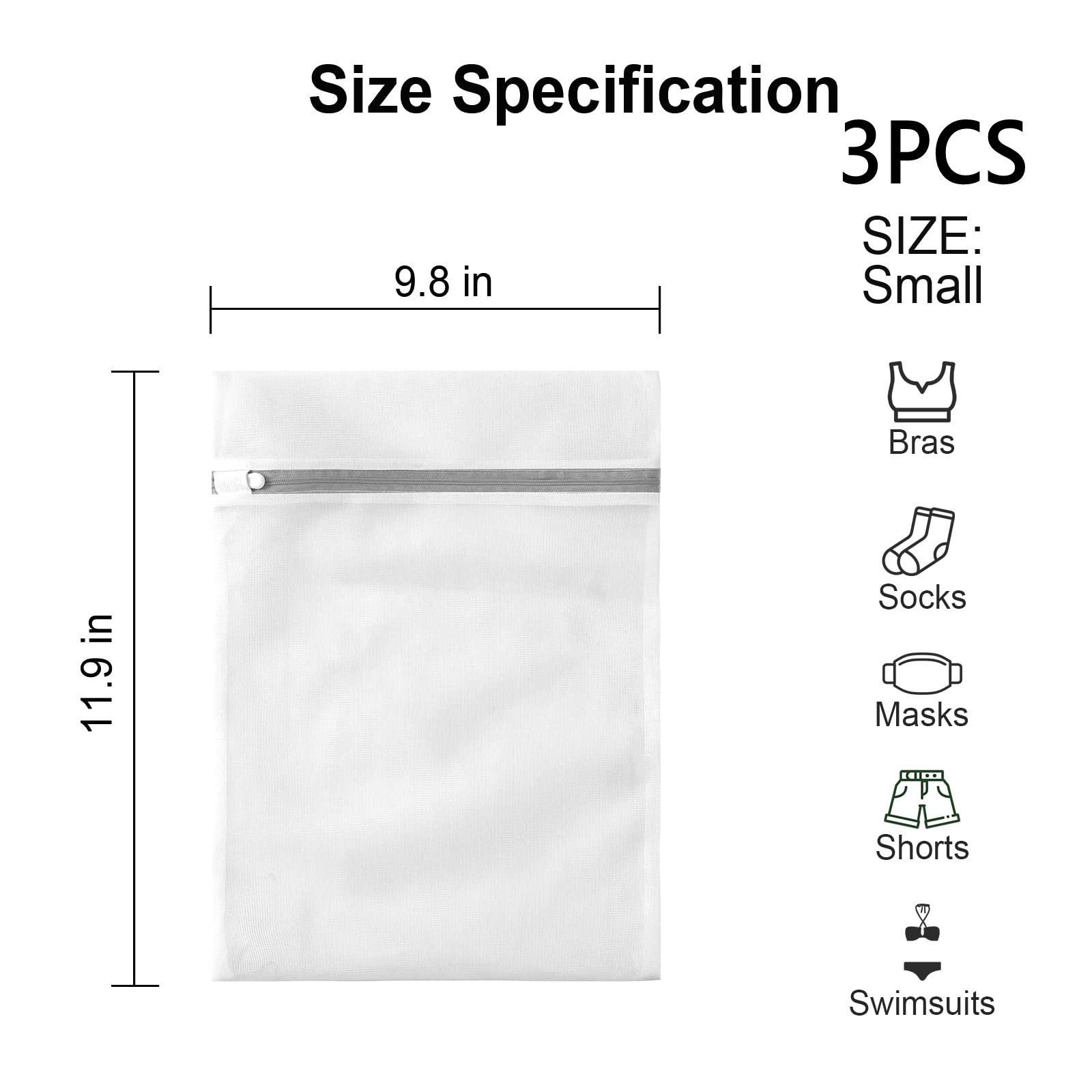 

Mesh Laundry bags Durable Lingerie Delicates Bag for Washing Machine for Socks, Bra, Mask,Underwear Organizer Storage Bags