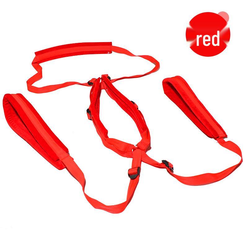 Bondage Door Restraint Strap and Handcuffs Set