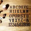 ZAKKA Números e Letras de Ferro para Decoração Criativa de Casa DIY