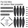For DJI Mini 4K/Mini SE/Mini 2/Mini 2 SE Propellers 4726F Carbon Fiber Lightweight Low Noise Prop Drone Accessories