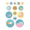 Set of 12 Sheets of 'Family Friends Cats' Stickers - ARTEMIO - DIY and Home Decor