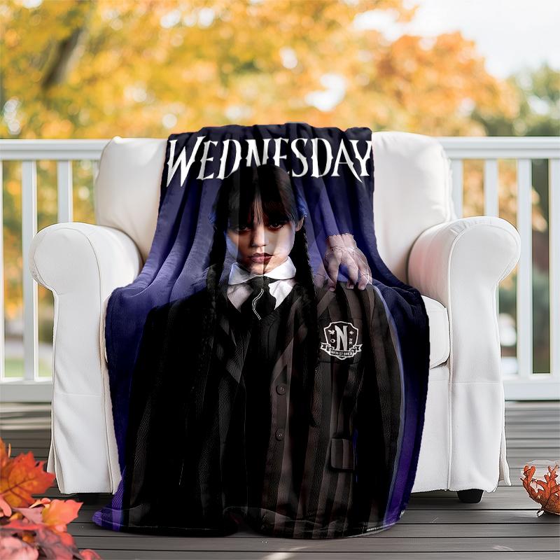 Wednesday Addams Printed Throw Blanket—soft,warm;versatile Blanket for All Seasons—perfect As &air-conditioning Throw,nap Blanket