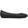 Crocs PU Comfortable Lightweight Versatile Flat Casual Shoes Women Shoes Black 209384-001