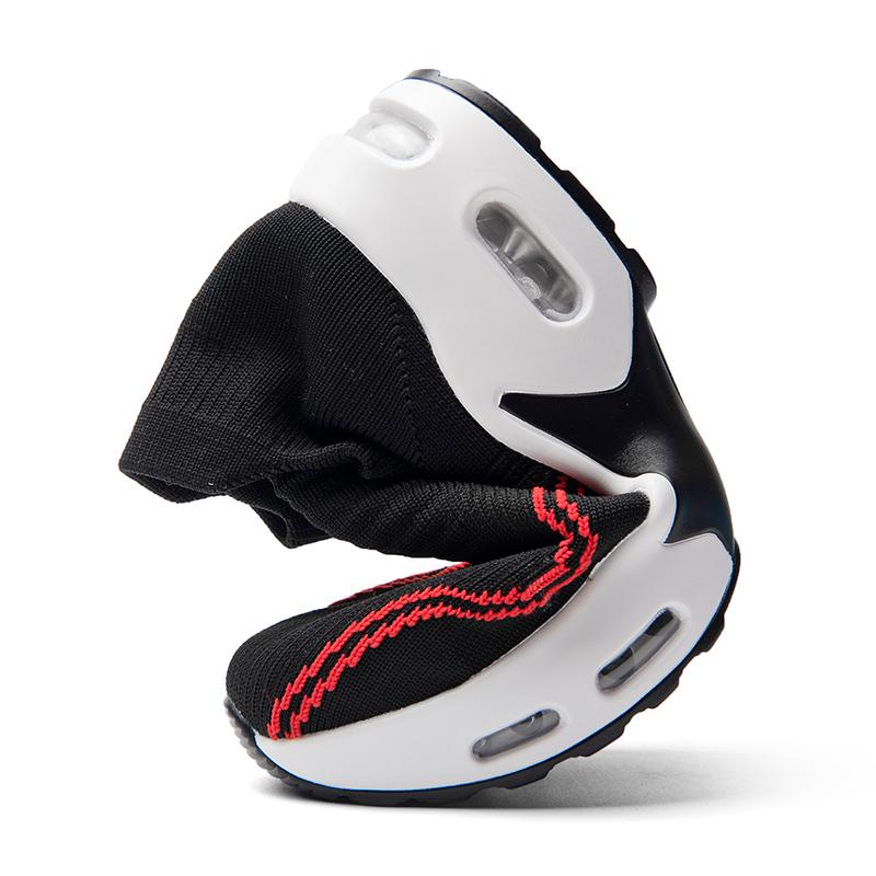 Women Slip on Walking Shoes Women Black Red Blue Grey Sneakers Elevator Platform Socks Shoes Women's Orthopedic Casual Shoes Plus Size 42 43