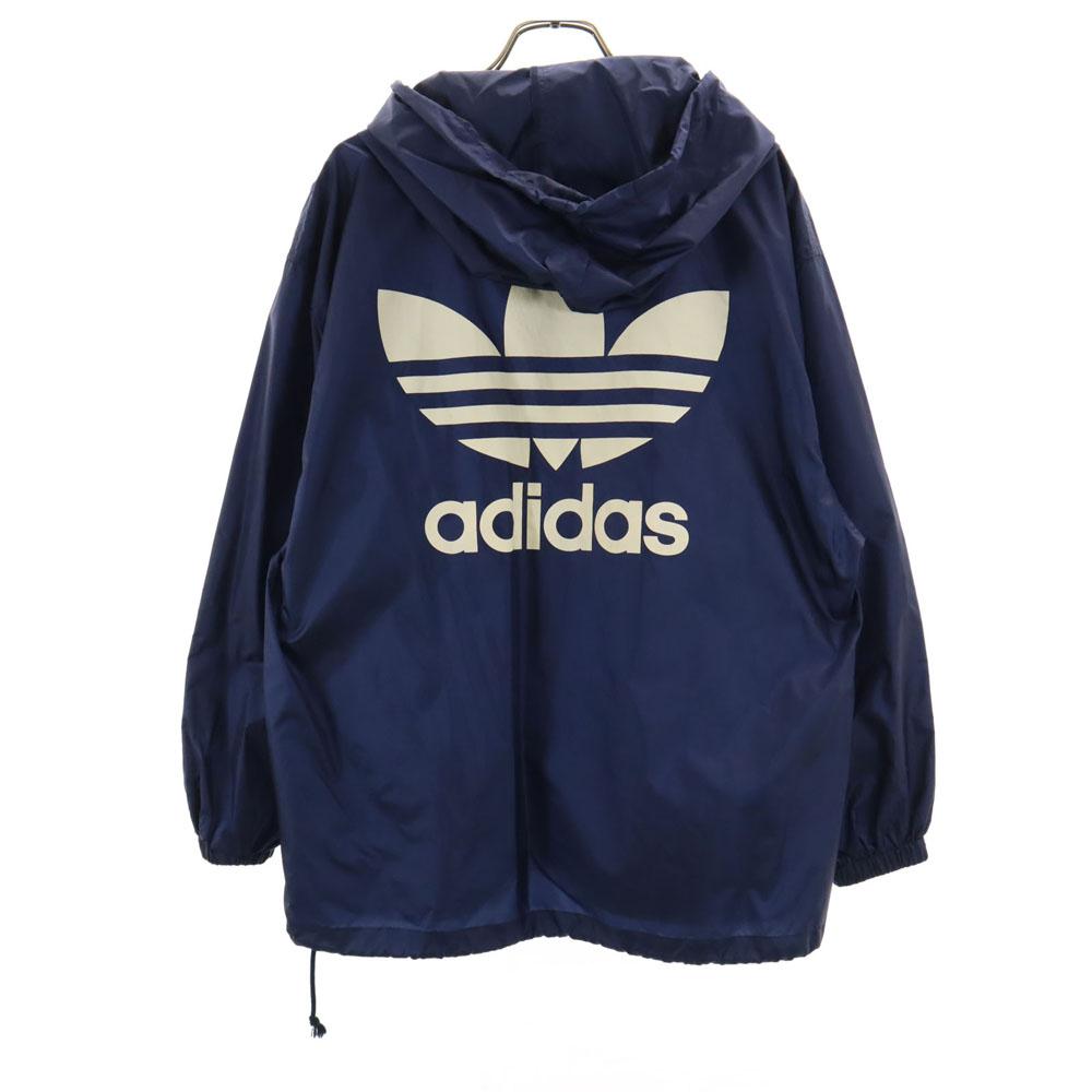 Adidas 80s Descente Made In Japan Vintage Back Trefoil Logo Long Sleeve Parker Kid's Used