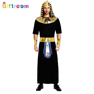 Halloween Holiday Party Cleopatra Cosplay Costume Black Priest Rty Costume