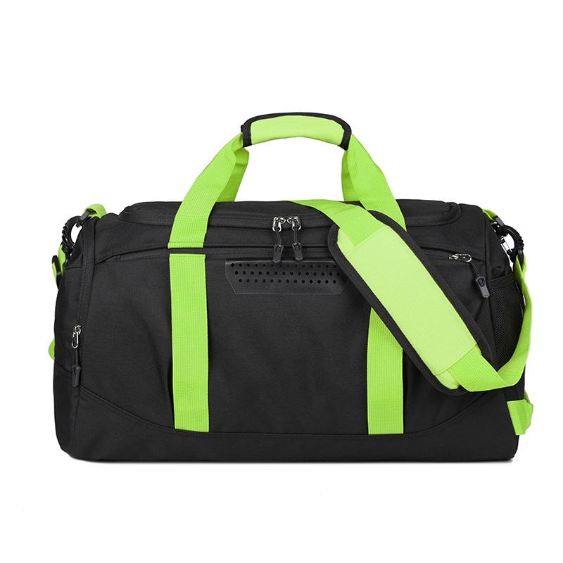 Men s and women s same dry and wet separation sports trend bag decompression shoulder strap portable large capacity travel bag with shoe compartment зелёный