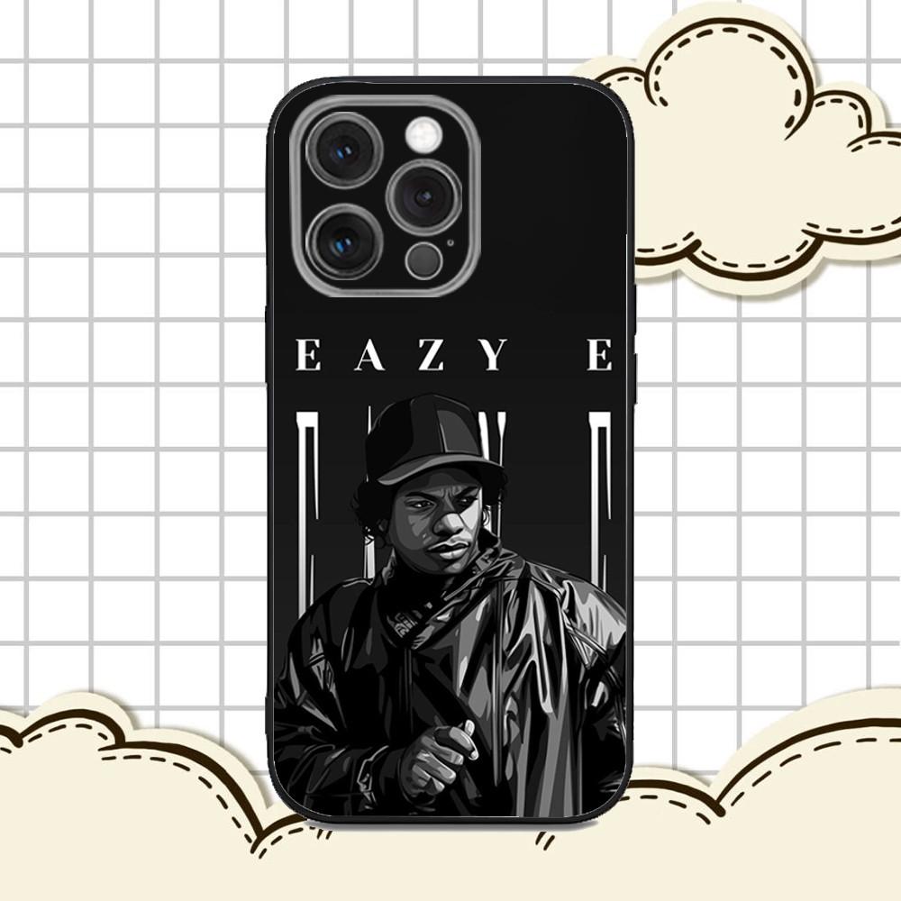 Rapper E-Eazy E Phone Case For iPhone 16e,16,15,14,13,12,11,Pro,X,XS,Max,XR,Plus,Mini Soft Black Cover