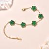 Clover Lucky Bracelets Womens Hand Double Sided Flowers Jewellery Gifts Stainless Steel Bracelet Gold Plated Bracelets Man
