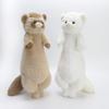 Stuffed Animal Ferrets Plush Toys Long Cute Simulation Stuffed Ferret Kawaii Sofa Cushion Brown Mink Plush Bed Sleeping