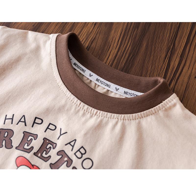 Baby Boys Girls Clothes Suit Summer Children Boys T-Shirt Overalls 2Pcs/Sets Toddler Casual Costume Infant Kids Tracksuits