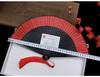 Archaic Folding Fan Women's Red and Black Han Chinese Clothing Accessories Fan Dance Cheongsam Folding Fan Summer Portable Small Bamboo Fan