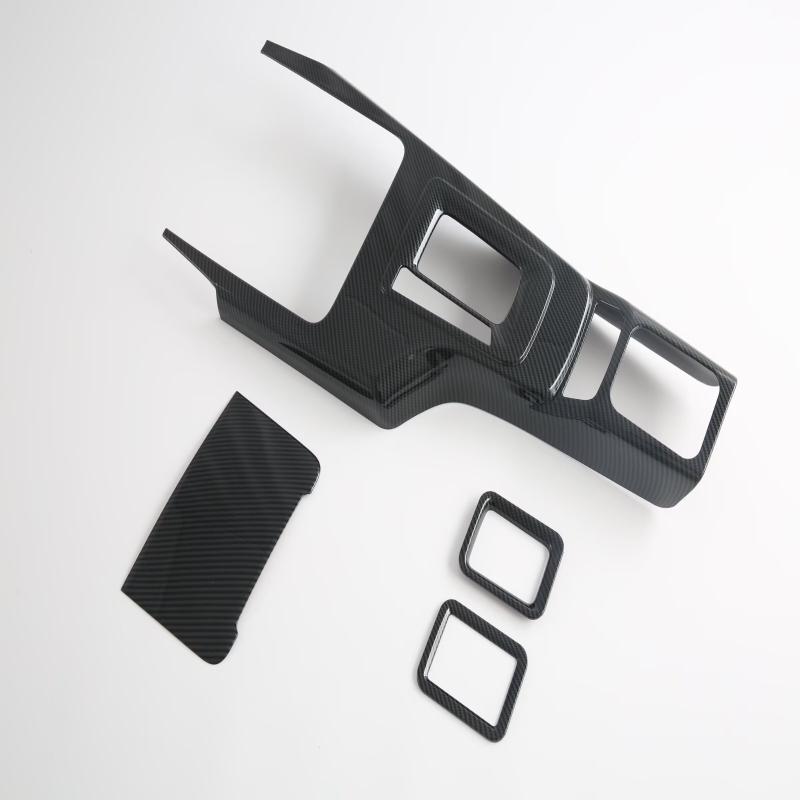 LHD RHD For Toyota Fortuner 2016- ABS Carbonfiber Center Conlose Front Storage Gear Box Shift Panle Interior Accessories