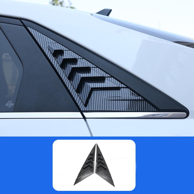For Hyundai Seventh Generation Elantra 2025 Rear Window Shutter Cover Trim Sticker Car Triangle Air Outlet Exterior Stickers