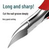 Nail Clippers & Scissors Set: Sharp Pliers, Pedicure Knife, and Pointed Scissors