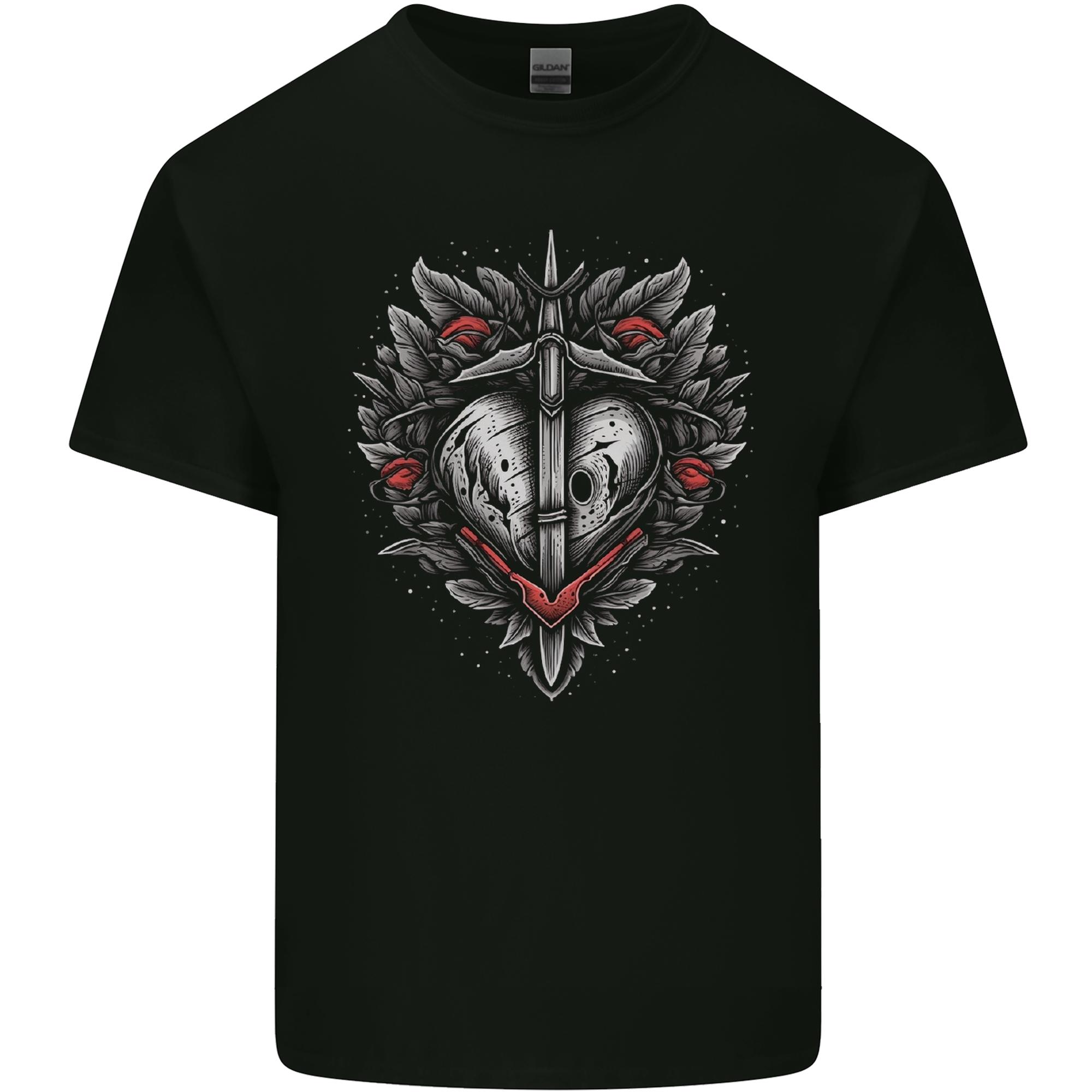 Fantasy Heart Sword Unisexs Light Cotton TShirt S