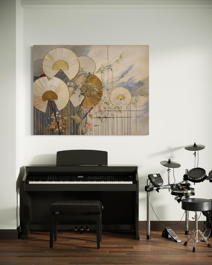 Canvas Print, Japanese Fan