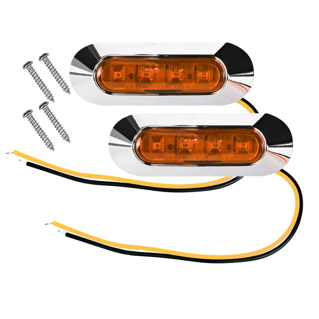 2 ks lodních zdvořilostních světel na schody, palubu, záď, LED záďové světlo 4 LED 150LM vodotěsné lodní indikátor směrových světel zadní světlo