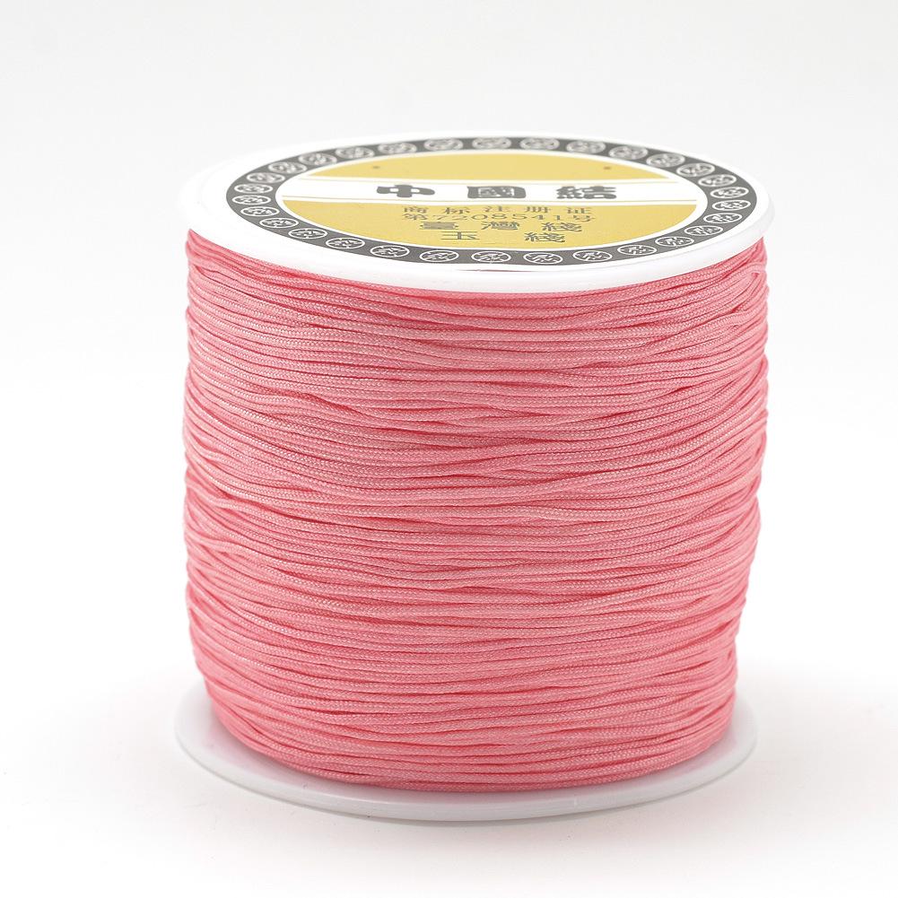 0.8mm Colored Nylon Cord for DIY Hand-Woven Chinese Knot and Tassel Projects