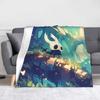 Hollow Knight Silksong Strickdecke Abenteuerspiel Flanell Überwurfdecke Heim Couch Dekoration Weiche Warme Tagesdecke