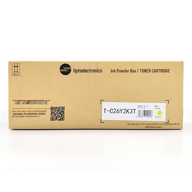 TOEC T-C26Y2K3T Original Yellow Toner Cartridge