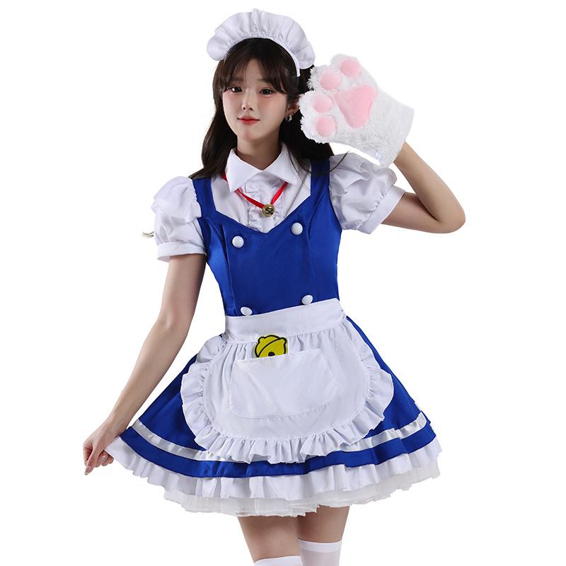Anime Maid Dress Cute Sweet Princess Soft Girl Dress Dress Set Women's Dress