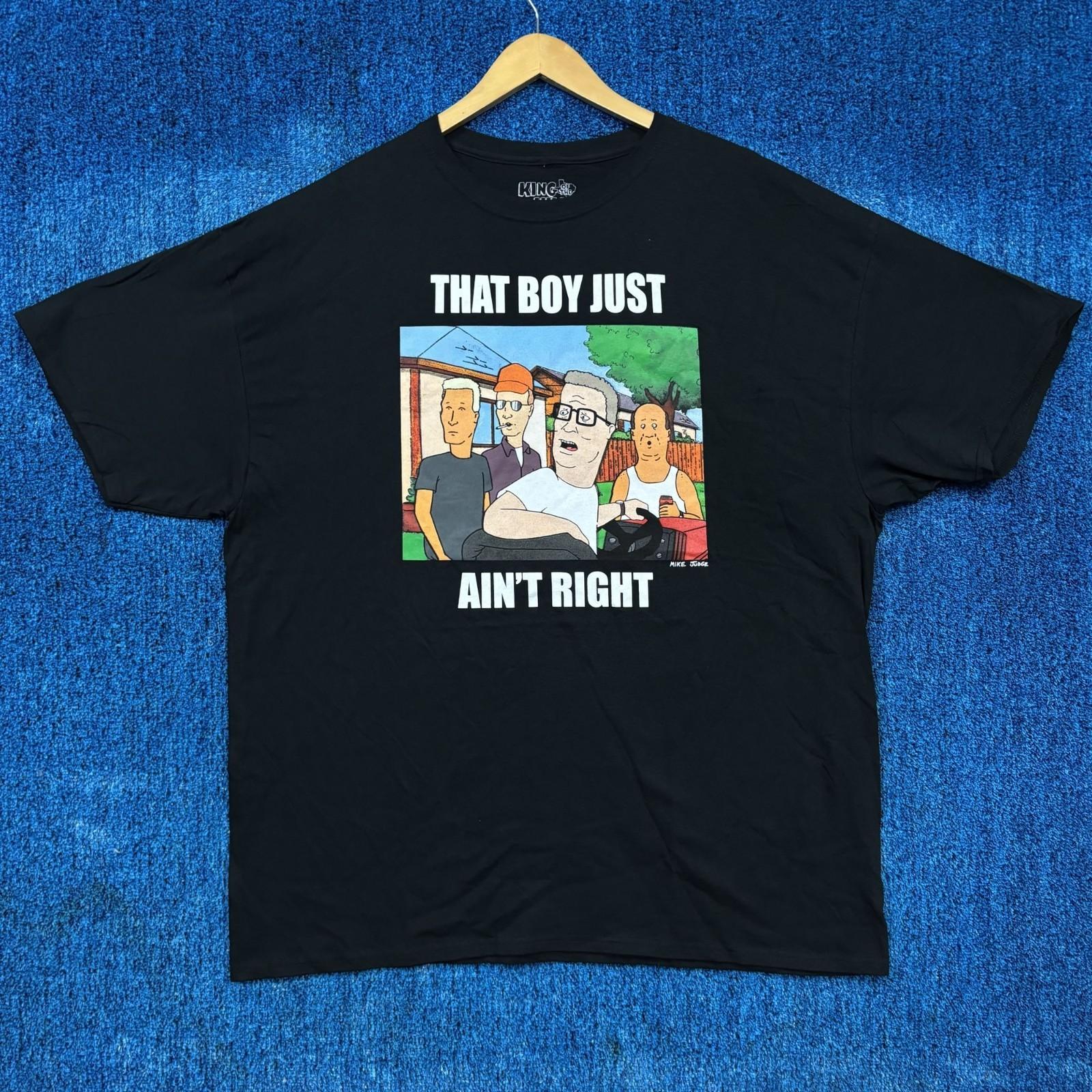 King of the Hill Hank Hill Graphic Tee That Boy Ain’t Right 2X S