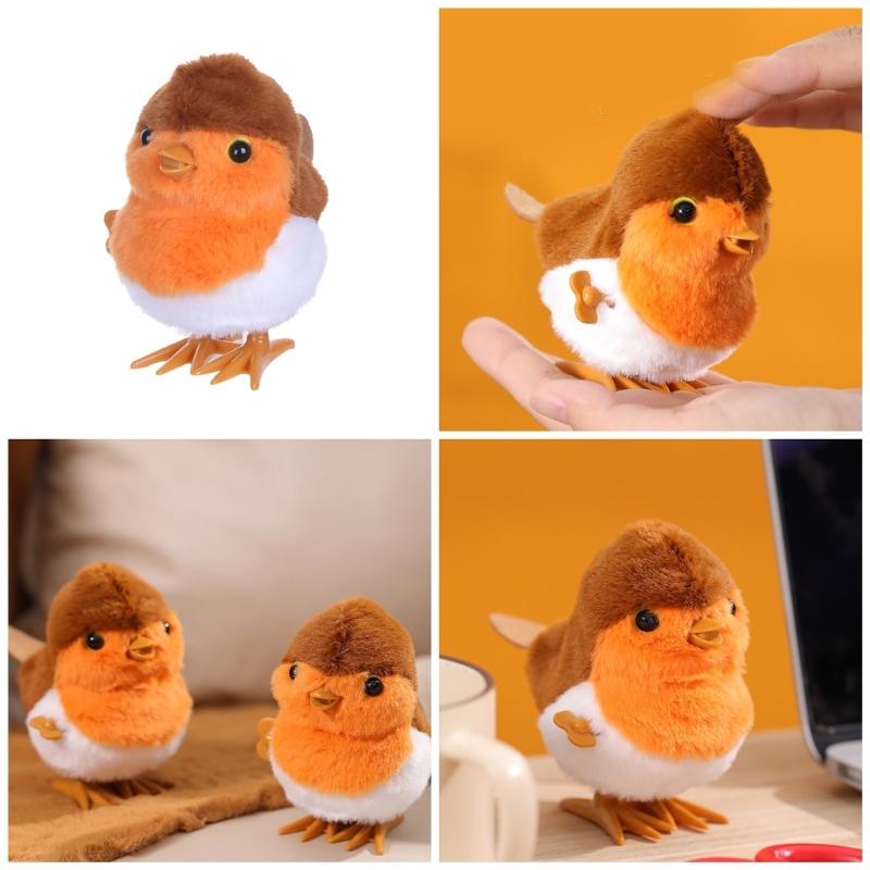 Jumping Robin Wind Up Toy Bird Jumping Clockwork Toy for Kids Classroom Gifts Birthday Parties Favor Goody Bag Filler