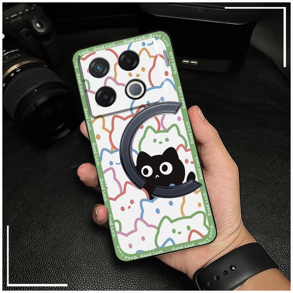 Phone Pouch Shockproof Phone Case For Infinix GT 20 Pro/X6871 Fashion Design Full Wrap Cute Silicone Graffiti Durable