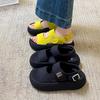 Velcro Thick-soled Heightening Sports Sandals Women's 2025 Summer New Models Step On Shit Feeling with Skirt Beach Sandals
