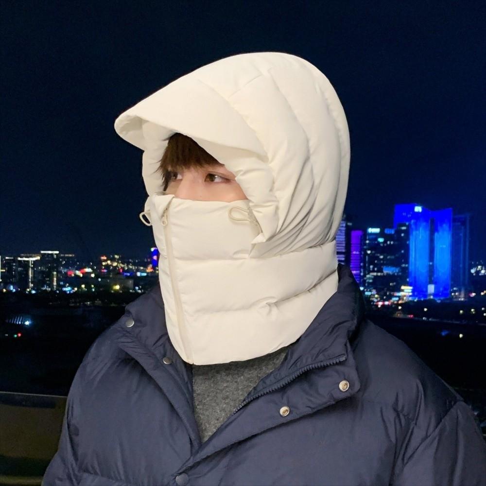 Integrated Design Thick Winter Ear Protection Hat Windproof Cold Proof Ushanka Fur Hat Waterproof Warm Bomber Hats Unisex