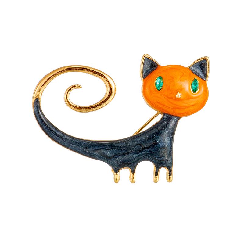 Nette Katze Brosche Pins Für Frauen Männer Cartoon Tier Abzeichen Kragen Tasche Dekorative Party Büro Kausalen Broschen Geschenke